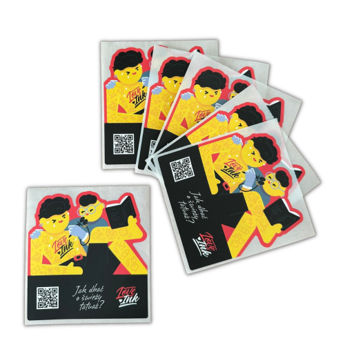 10 sztuk Naklejki ulotki z kodem QR