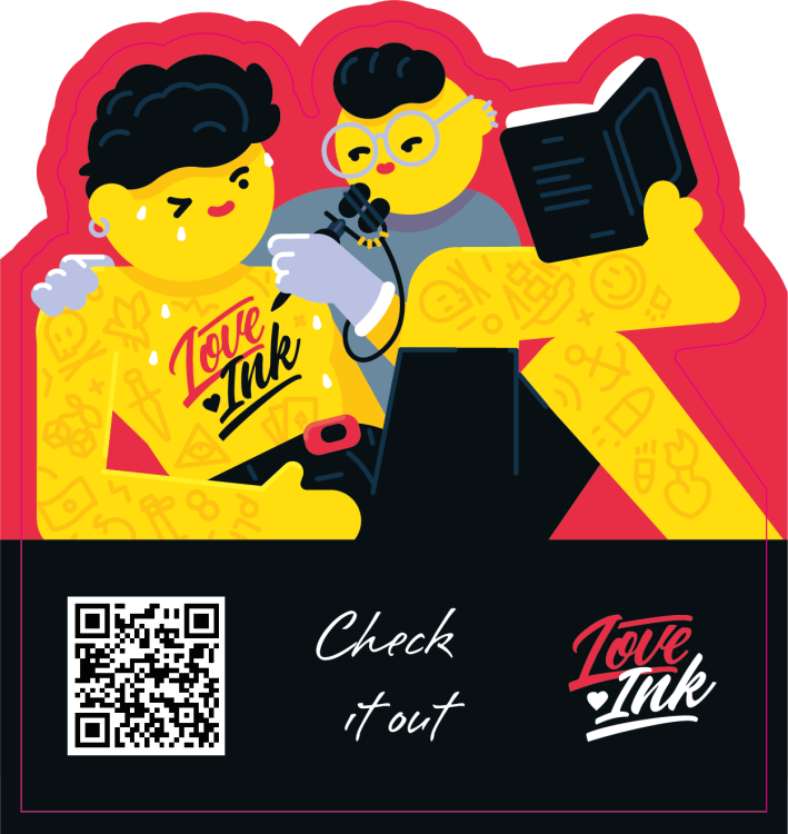 10 sztuk Naklejki ulotki z kodem QR