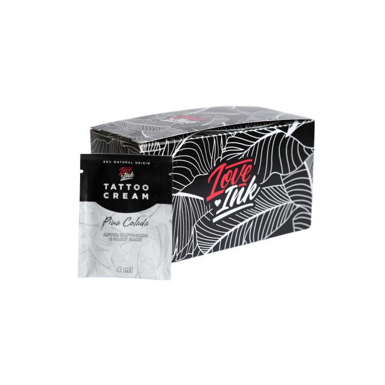 Zestaw Saszetek 4 ml Tattoo Cream Piña colada, 35 sztuk